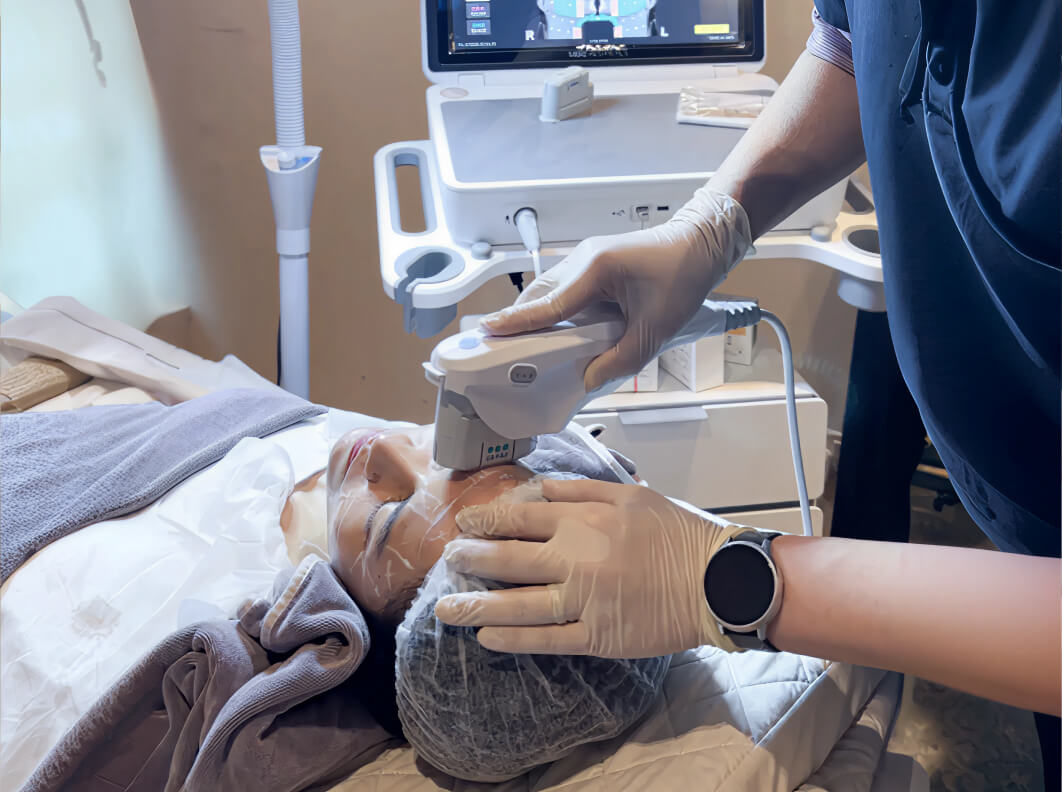 Micro-Focused Ultrasound with Visualisation